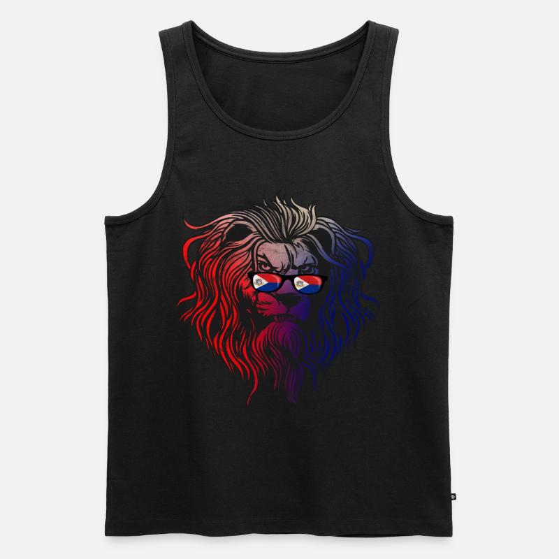 Sint Maarten - Männer Premium Bio Tank Top - Schwarz