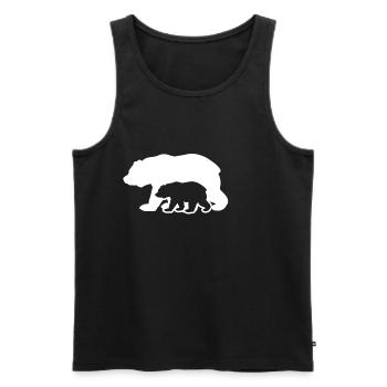 Autismus Geschenk Asperger Awareness ADHS Trisomie - Männer Premium Bio Tank Top - Schwarz - Vorne - AI Model Male 178 light (178cm)