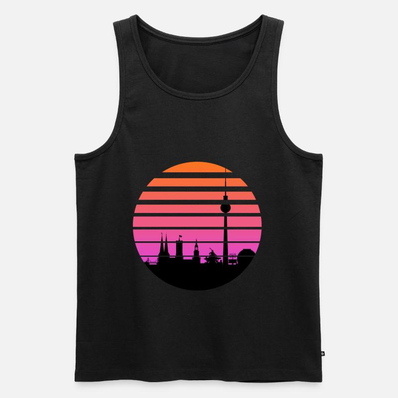 berlin - Männer Premium Bio Tank Top - undefined