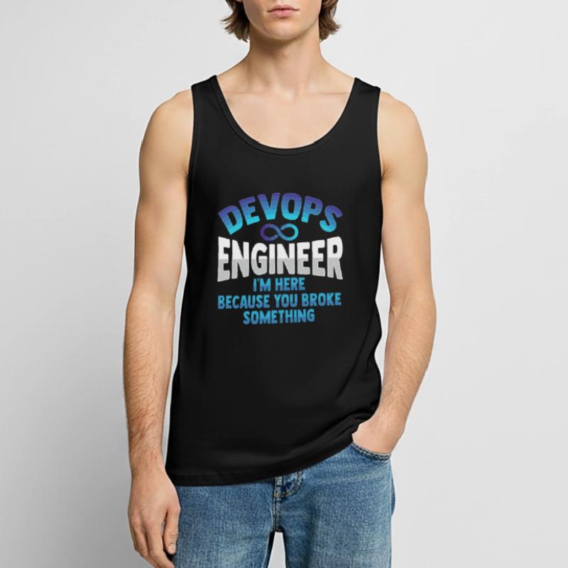 Sys-Admin Developer Devops Engineer Men's Premium Organic Tank Top