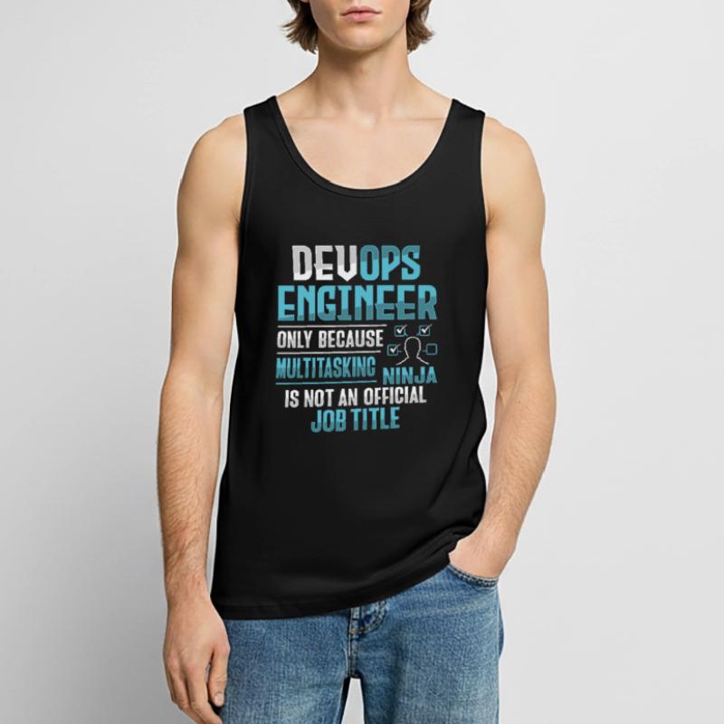 Sys-Admin Developer Devops Engineer Men's Premium Organic Tank Top