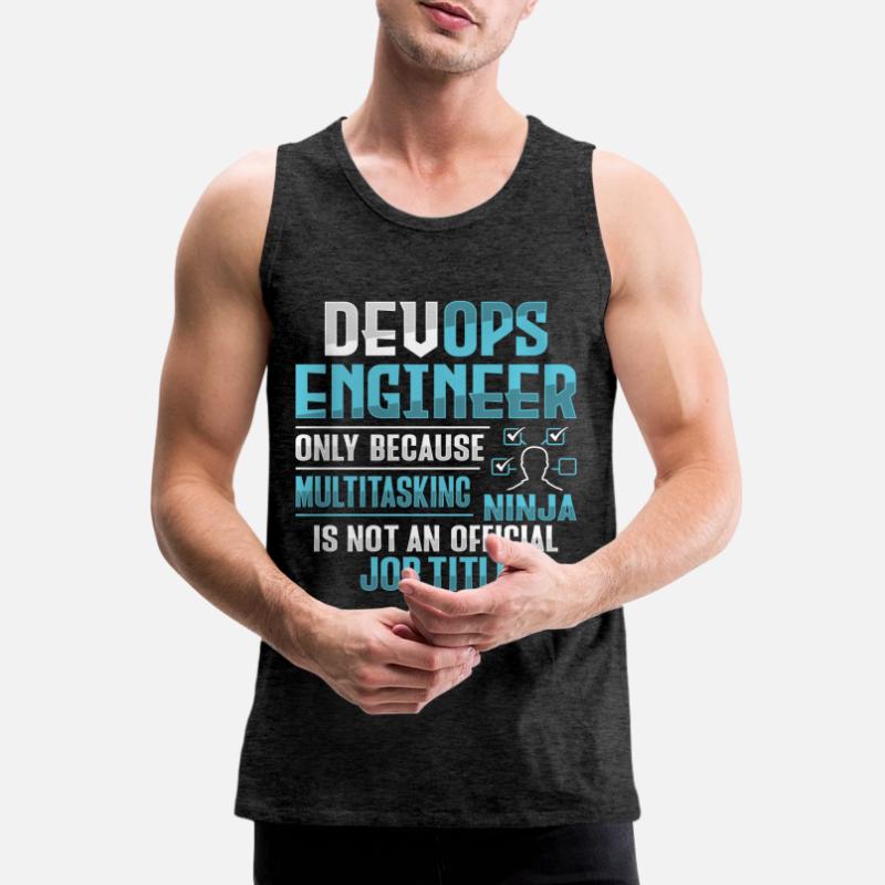 Sys-Admin Developer Devops Engineer Men's Premium Organic Tank Top