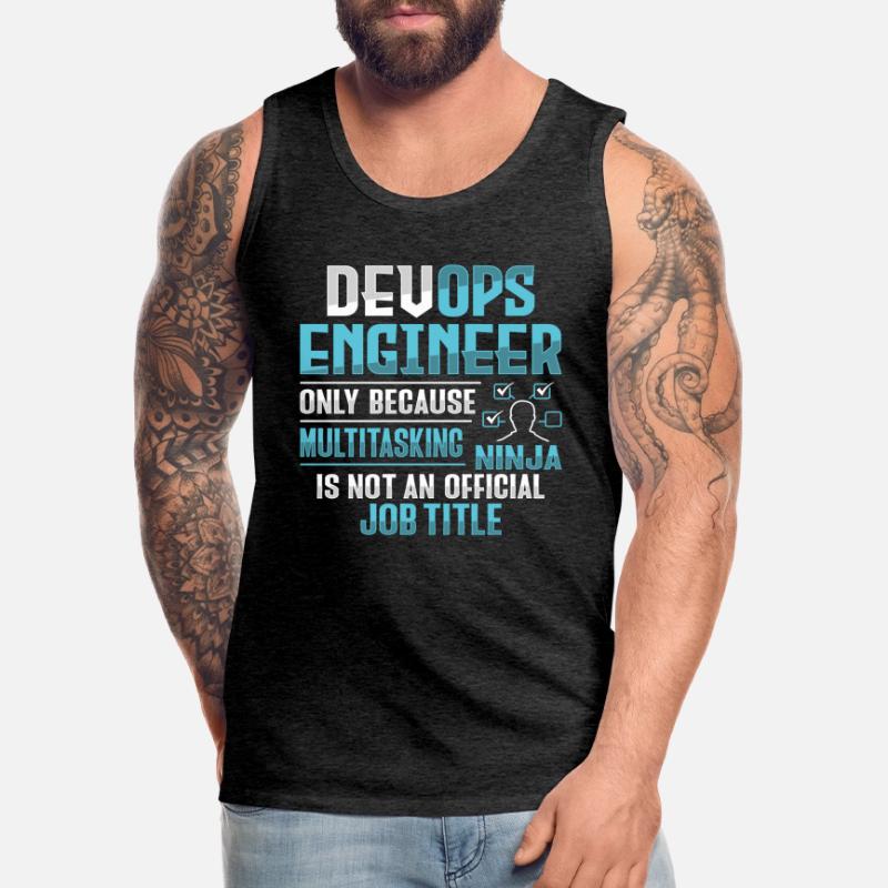 Sys-Admin Developer Devops Engineer Men's Premium Organic Tank Top
