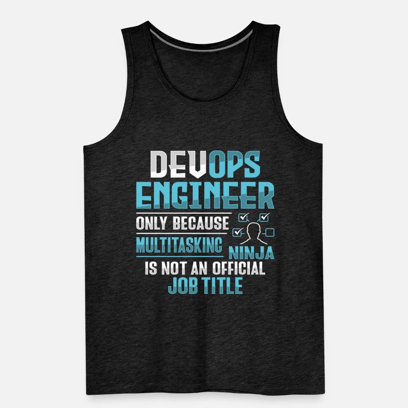 Sys-Admin Developer Devops Engineer Men's Premium Organic Tank Top