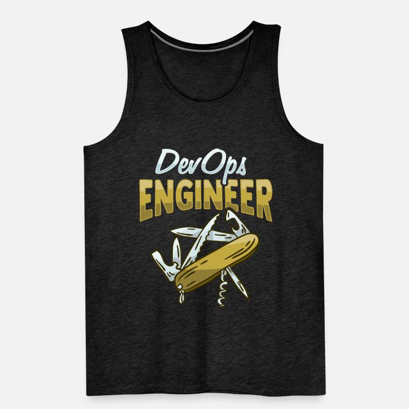 Sys-Admin Developer Devops Engineer Men's Premium Organic Tank Top