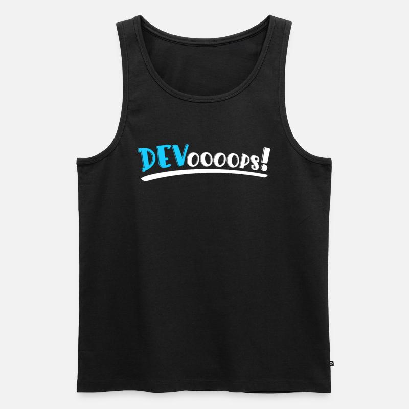 Sys-Admin Entwickler Devops-Ingenieur - Männer Premium Bio Tank Top - Schwarz