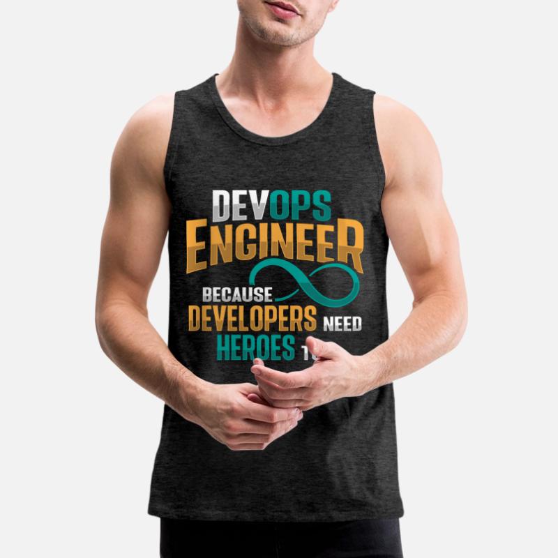 Sys-Admin Developer Devops Engineer Men's Premium Organic Tank Top