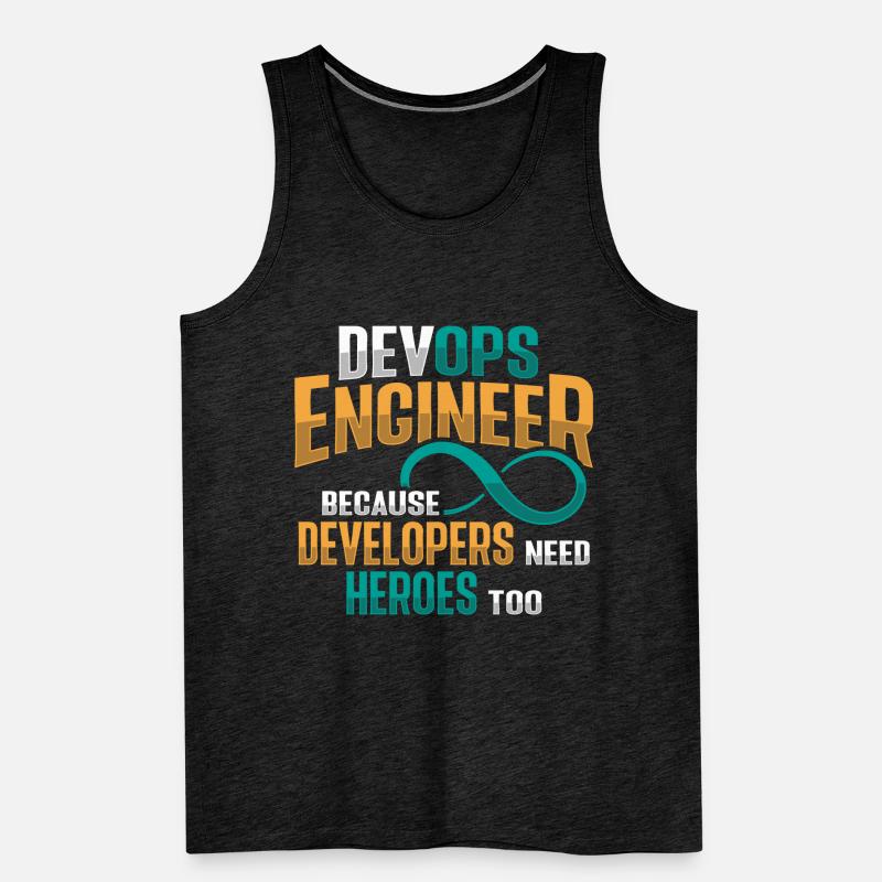 Sys-Admin Developer Devops Engineer Men's Premium Organic Tank Top