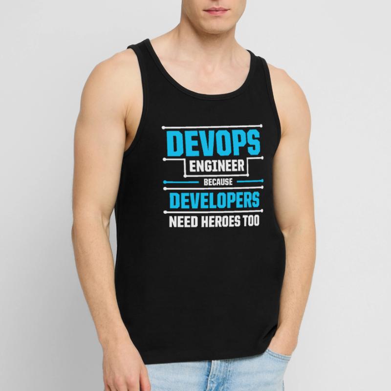 Sys-Admin Developer Devops Engineer Men's Premium Organic Tank Top