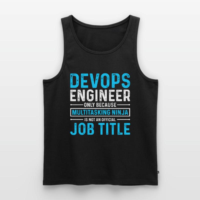 Sys-Admin Developer Devops Engineer Men's Premium Organic Tank Top