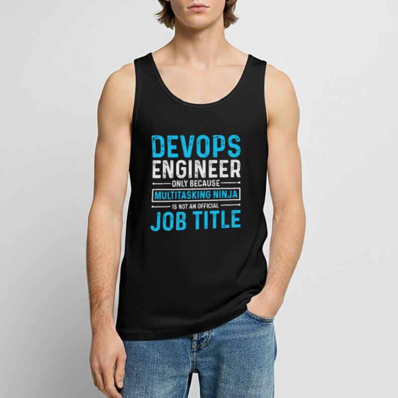 Sys-Admin Developer Devops Engineer Men's Premium Organic Tank Top