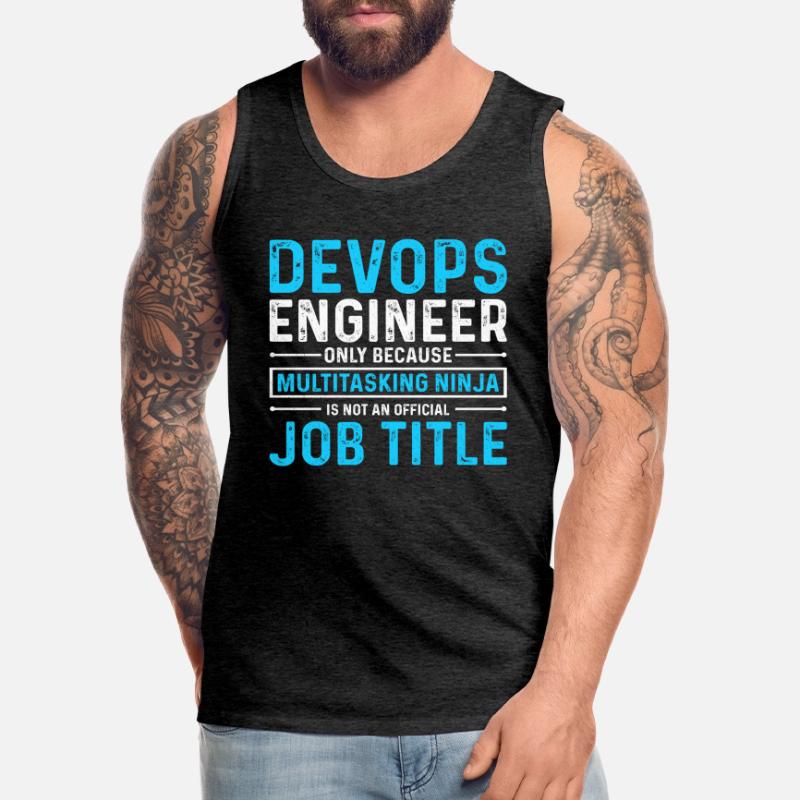 Sys-Admin Developer Devops Engineer Men's Premium Organic Tank Top