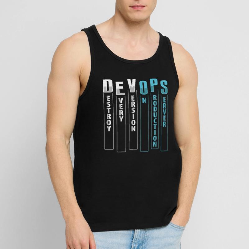 Devops Sys-Admin Developer Men's Premium Organic Tank Top