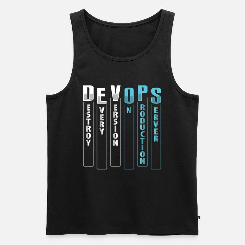 Développeur Devops Sys-Admin - Débardeur bio Premium Homme - noir