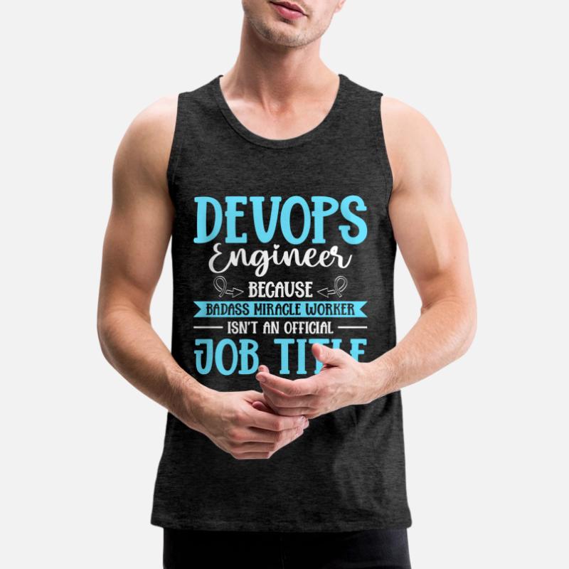 Devops Sys-Admin Developer Men's Premium Organic Tank Top