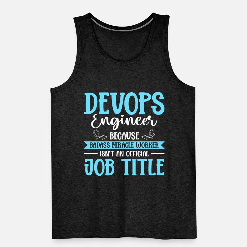 Devops Sys-Admin Developer Men's Premium Organic Tank Top