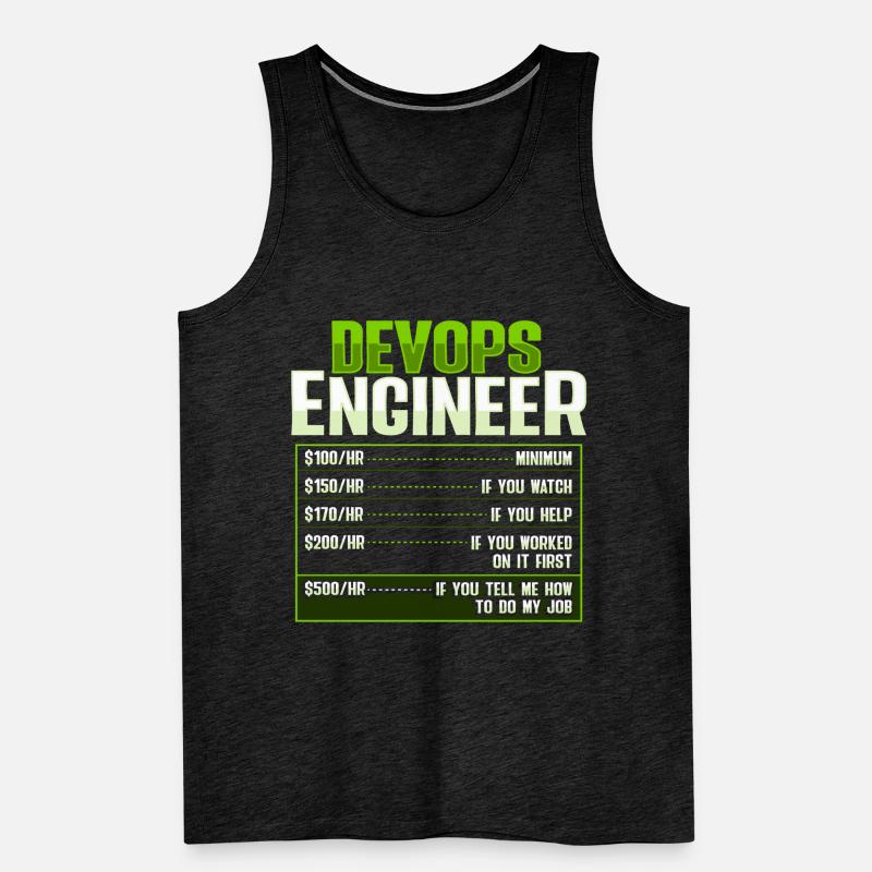 Développeur Devops Sys-Admin Débardeur bio Premium Homme