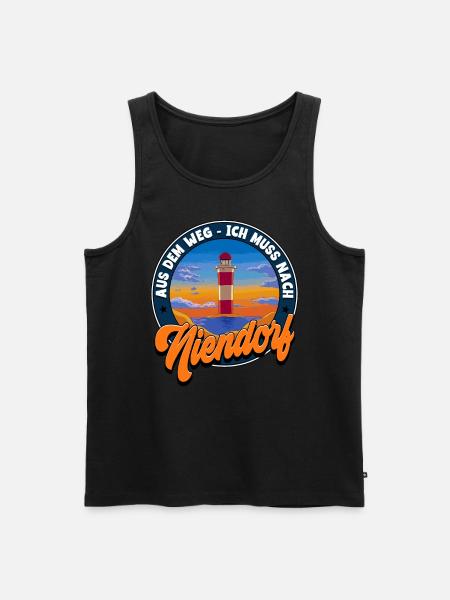 Niendorf - Männer Premium Bio Tank Top - Schwarz