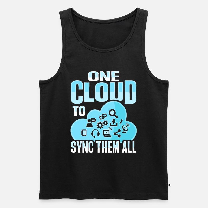 Cloud-Administrator Cloud-Devops - Männer Premium Bio Tank Top - Schwarz