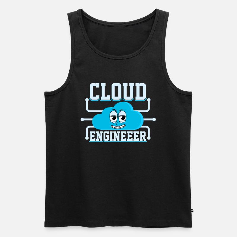 Cloud-Administrator Cloud-Devops - Männer Premium Bio Tank Top - Schwarz