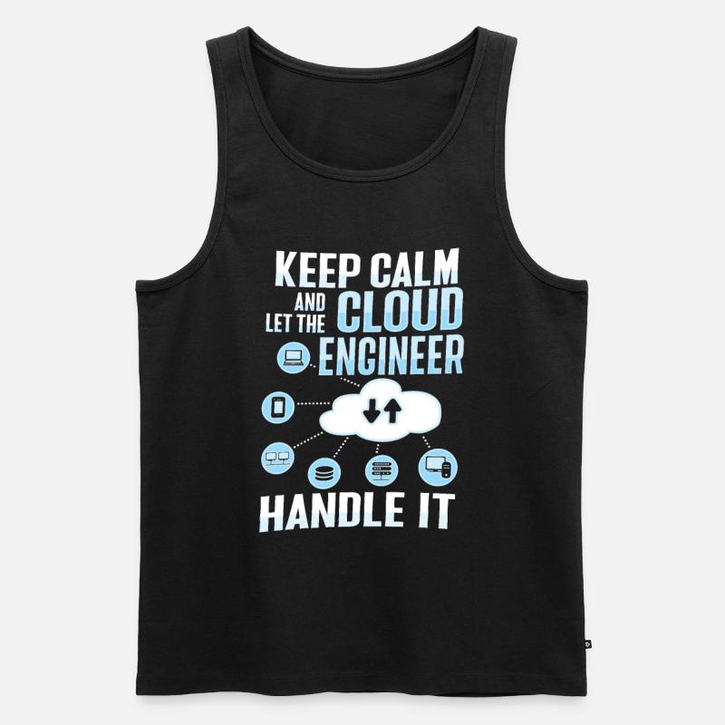 Cloud-Administrator Cloud-Devops - Männer Premium Bio Tank Top - Schwarz