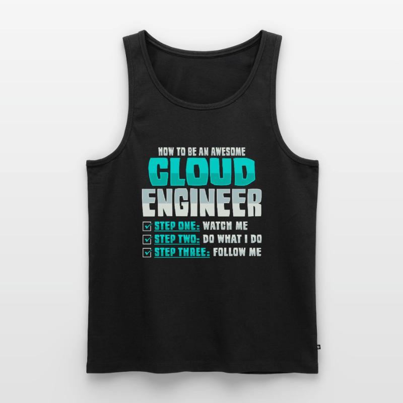 Cloud Administrator Cloud Devops Men's Premium Organic Tank Top