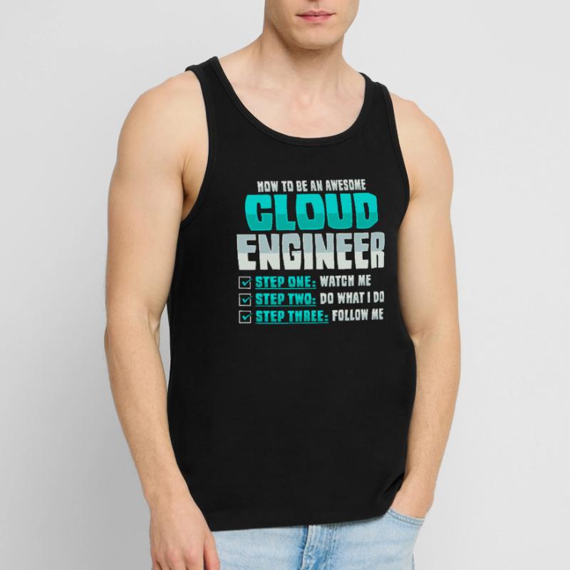Cloud Administrator Cloud Devops Men's Premium Organic Tank Top
