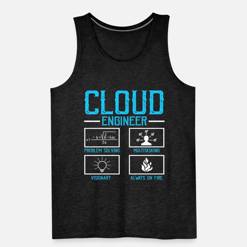 Cloud-Administrator Cloud-Devops Männer Premium Bio Tank Top