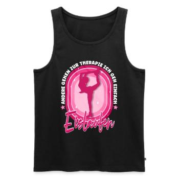 Eislaufen - Männer Premium Bio Tank Top - Schwarz - Vorne - Michal (187cm)