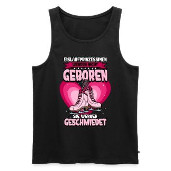 Eislaufen - Männer Premium Bio Tank Top - Schwarz - Vorne - Michal (187cm)