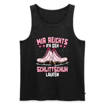Eislaufen - Männer Premium Bio Tank Top - Schwarz - Vorne - Michal (187cm)