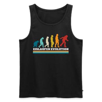 Eislaufen - Männer Premium Bio Tank Top - Schwarz - Vorne - Michal (187cm)