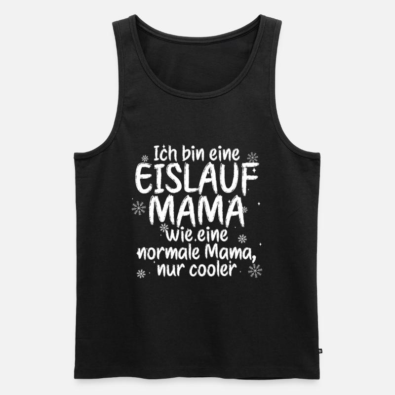Eislaufen - Männer Premium Bio Tank Top - Schwarz