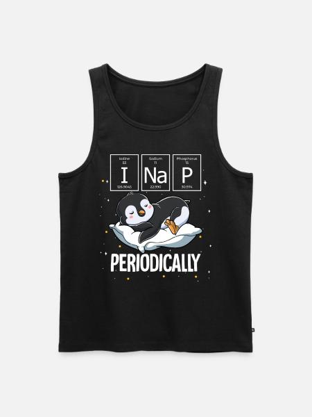 Sleeping Penguin I Nap Periodically - Men's Premium Organic Tank Top - black
