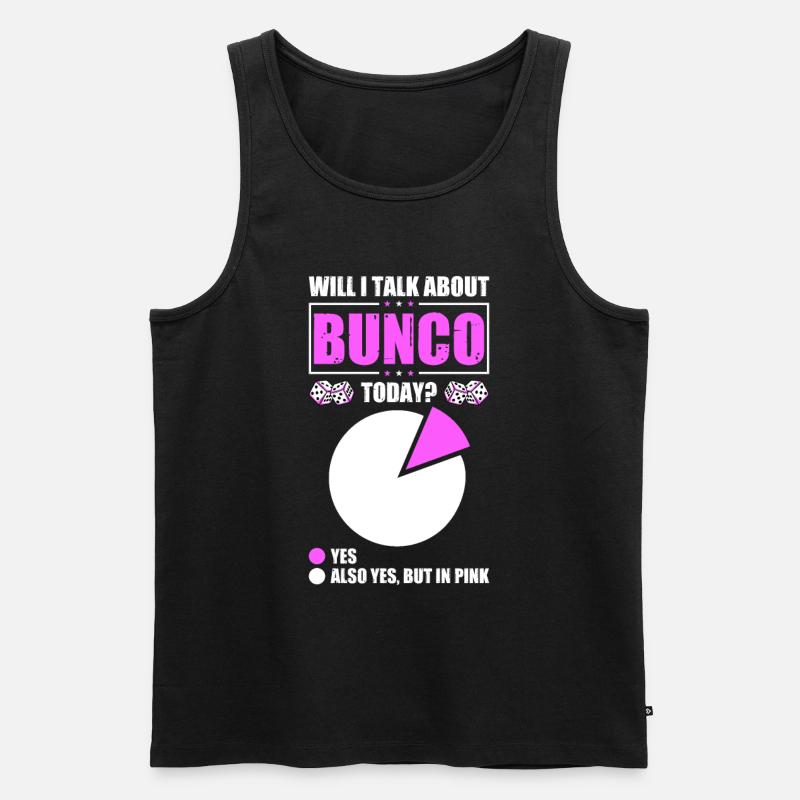 Bunco - Männer Premium Bio Tank Top - Schwarz