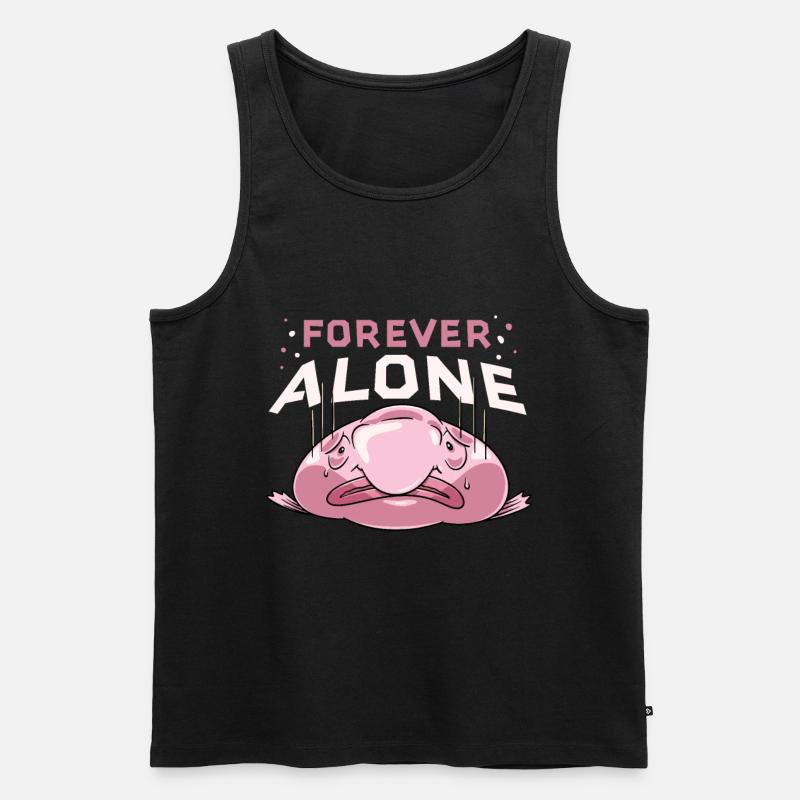 Blobfisch - Männer Premium Bio Tank Top - Schwarz