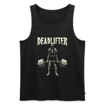 Entraînement Entraînement Fitness Lifting Gym - Débardeur bio Premium Homme - noir - Devant - Michal (187cm)