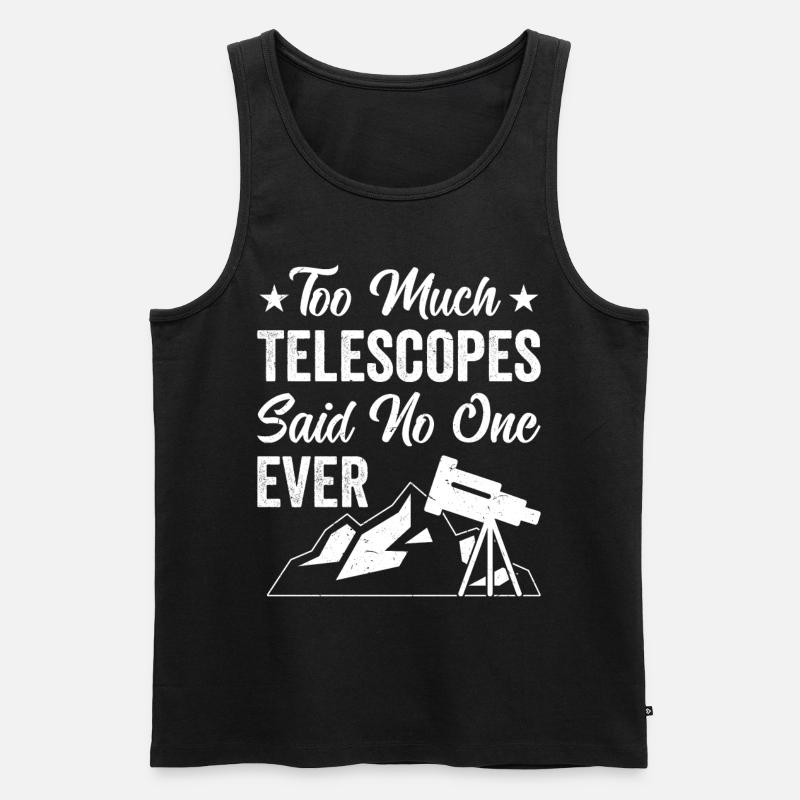 Sternenhimmel Nachthimmel Beobachten Sterne - Männer Premium Bio Tank Top - Schwarz