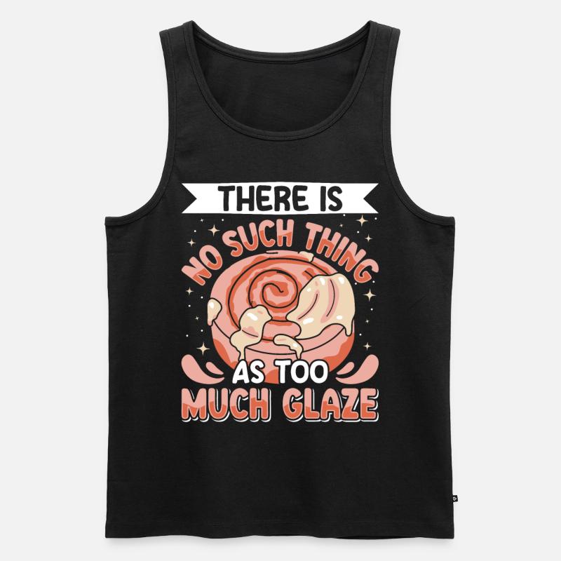 Cinnamon Roll Baker - Men's Premium Organic Tank Top - black
