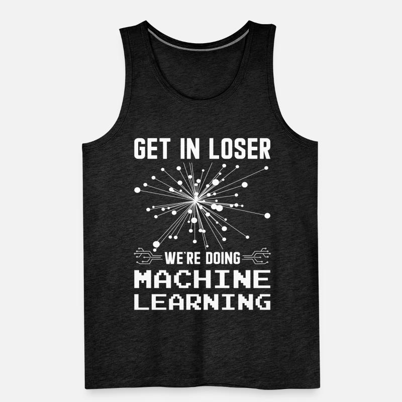 Machine Learning Algorithmen KI Datenanalyst Männer Premium Bio Tank Top