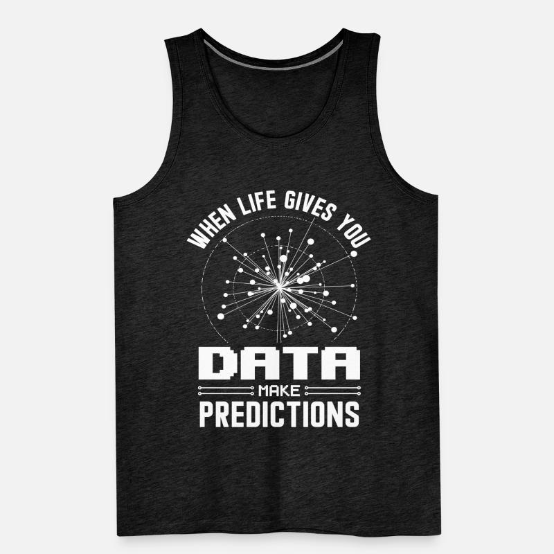 Machine Learning Algorithmen KI Datenanalyst Männer Premium Bio Tank Top