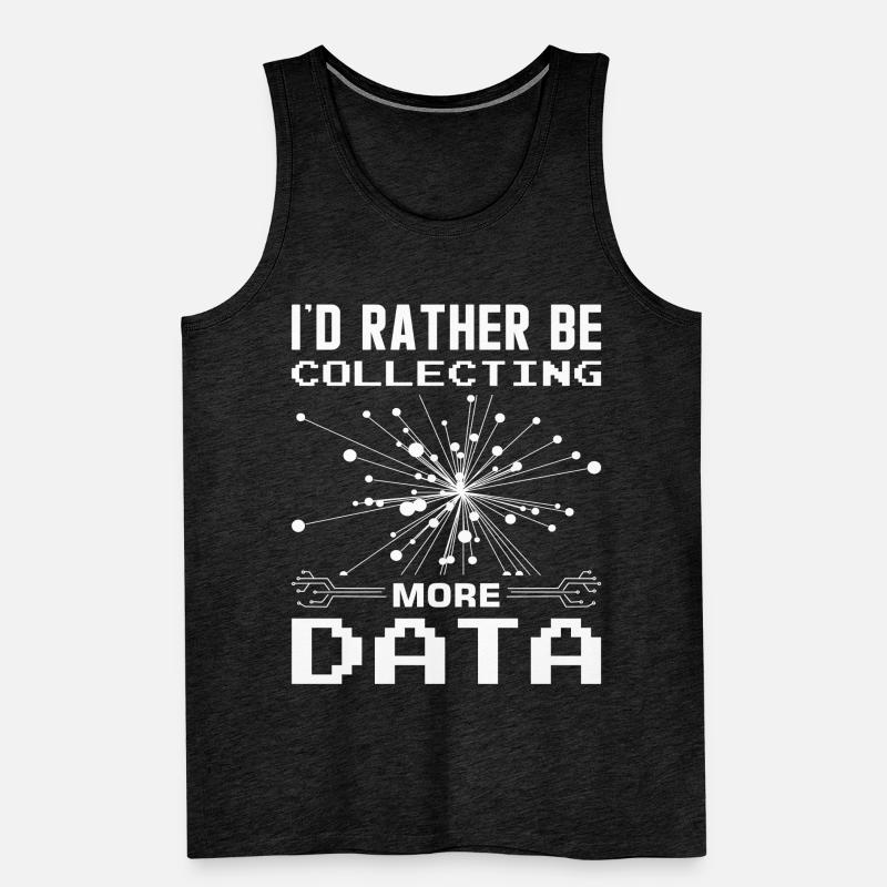 Machine Learning Algorithms AI Data Analyst Men's Premium Organic Tank Top