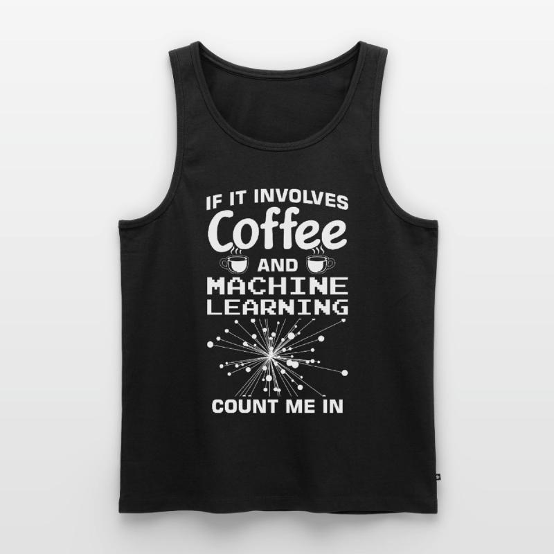 Machine Learning Algorithmen KI Datenanalyst Männer Premium Bio Tank Top