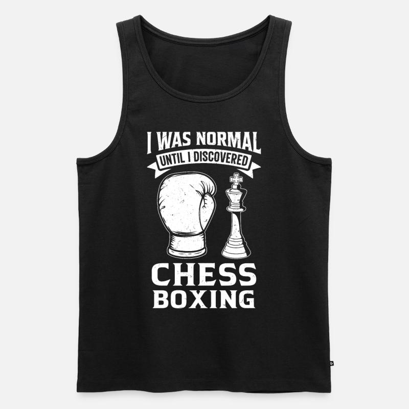 Boxe d’échecs - Débardeur bio Premium Homme - noir