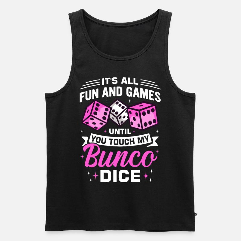Bunco - Männer Premium Bio Tank Top - Schwarz