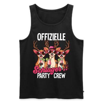 Hit - Men's Premium Organic Tank Top - black - Front - AI Model Male 178 light (178cm)
