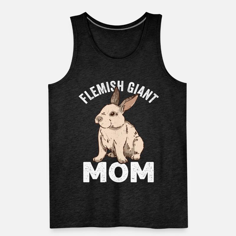 Flemish Giant Rabbit Rabbit Rabbit Men's Premium Organic Tank Top