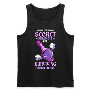 Potion Fantasy Enthusiast RPG Gamer - Men's Premium Organic Tank Top - black - Front - Michal (187cm)