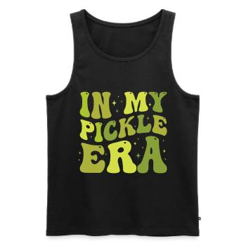 Dill Pickle I'm one of the pickles - Men's Premium Organic Tank Top - black - Front - Michal (187cm)