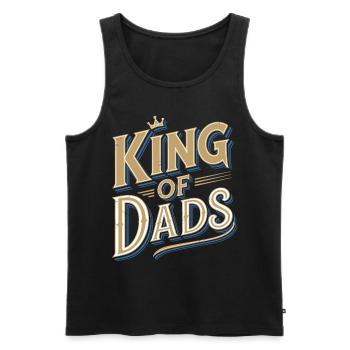 Geschenke Zum Vatertag Für Papa - Männer Premium Bio Tank Top - Schwarz - Vorne - Michal (187cm)